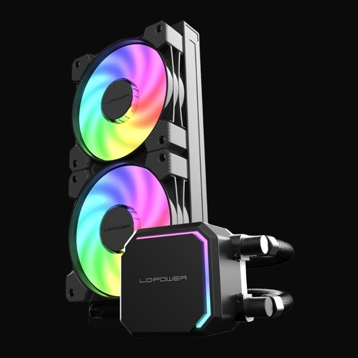 Vodeno hlađenje LC-Power LC-CC-240-B-ARGB JetFlow 240mm PWM Intel LGA 115x/1200/1366/1700/1851/2011/2011-3/2066 AMD AM2/AM3/AM4/AM5/FM1/FM2/FM3