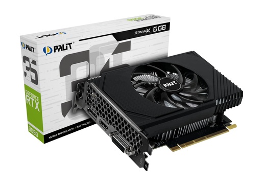 Grafička kartica Palit, nVidia GeForce RTX 3050 StormX 6GB GDDR6, PCIe 4.0