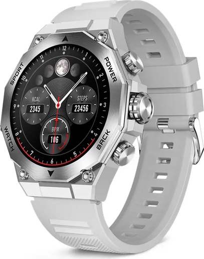 KSIX Titanium, pametni sat, srebrni