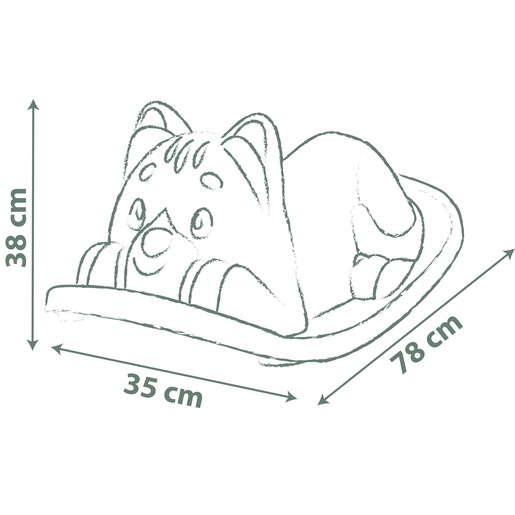 SMOBY klackalica mačka plava 830109