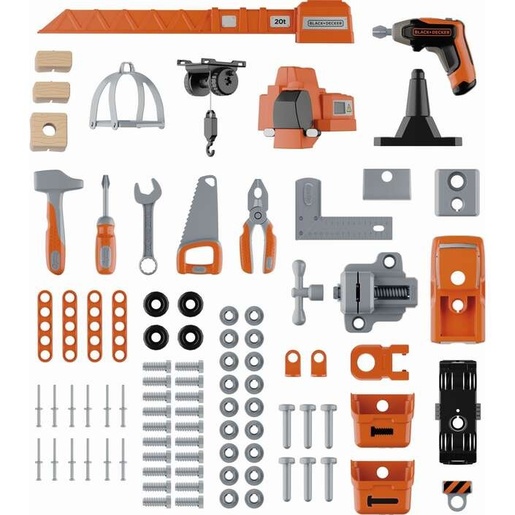 SMOBY radionica Black & Decker s kranom 360741