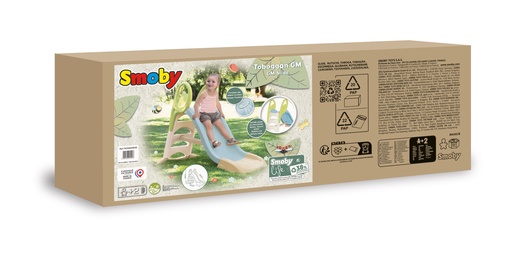 SMOBY tobogan GM s vodom srednji, plavi, 159 x 69 x 100 cm 820509