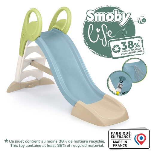 SMOBY tobogan GM s vodom srednji, plavi, 159 x 69 x 100 cm 820509