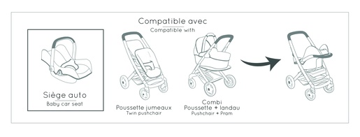 SMOBY nosiljka za bebe Maxi Cosi 240238