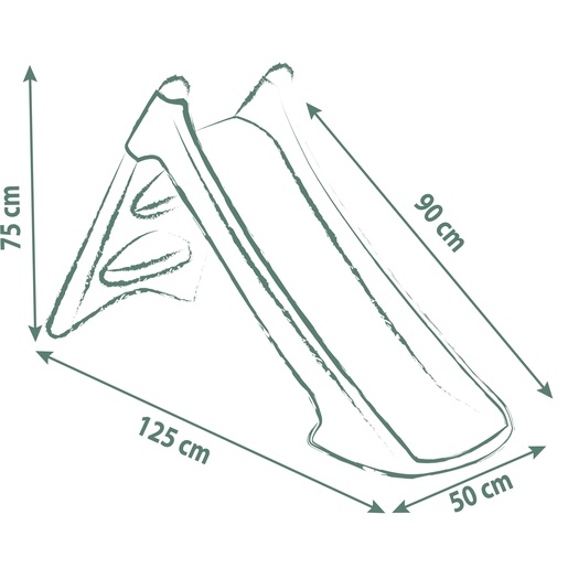 SMOBY tobogan XS plavi, spust 90 cm 125 x 50 x 75 cm 820630