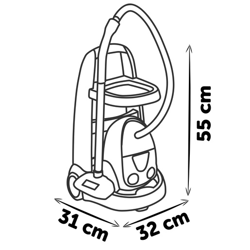 SMOBY kolica za čišćenje sa usisavačem 330325