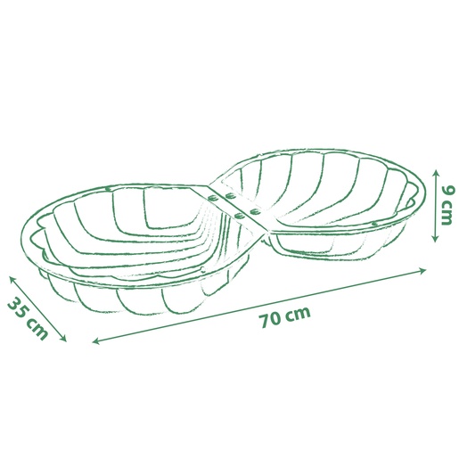 SMOBY Mini pješčanik s  dodacima 850210