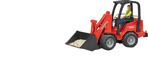 BRUDER utovarivač Schaffer sa figurom i dodacima 02191