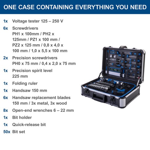 SCHEPPACH set od 235 alata + kutija TB220