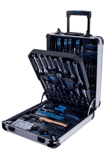 SCHEPPACH set od 187 alata + mobilni kofer sa kotačima WZK187