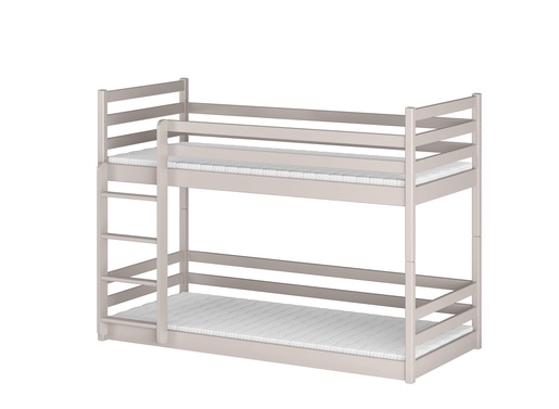 Drveni dječji krevet na kat Mini - kašmir - 160x80 cm