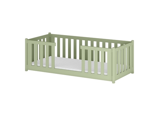 Drveni dječji krevet Fero - olive - 200x90 cm