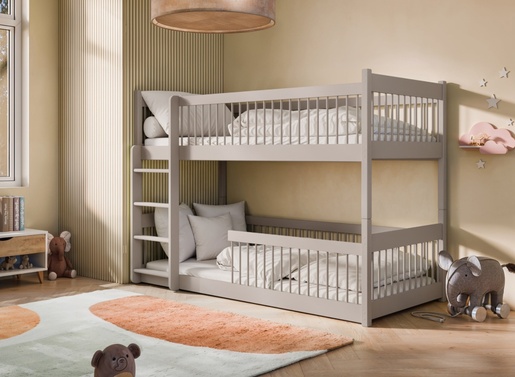 Drveni dječji krevet na kat Boston - kašmir - 180x80