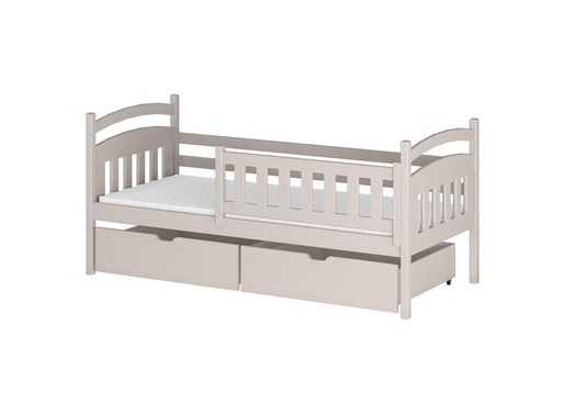 Drveni dječji krevet Terry s ladicom - kašmir - 200x90 cm