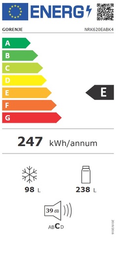 Gorenje hladnjak NRK620EABK4