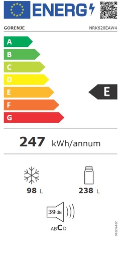 Gorenje hladnjak NRK620EAW4