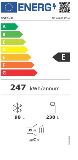 Gorenje hladnjak NRK620EAXL4