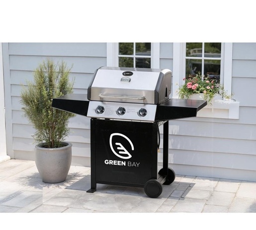 Green Bay prijenosni plinski roštilj 3+1, 143 x 59 x 113 cm