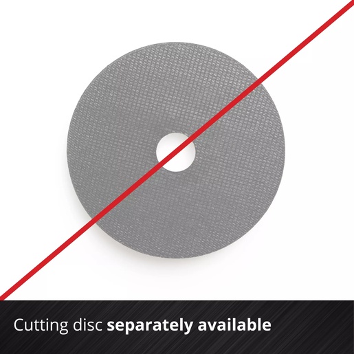 EINHELL akumulatorska kutna brusilica TE-AG 18/125-2 Li-Solo, 18 V, dubina rezanja 33 mm