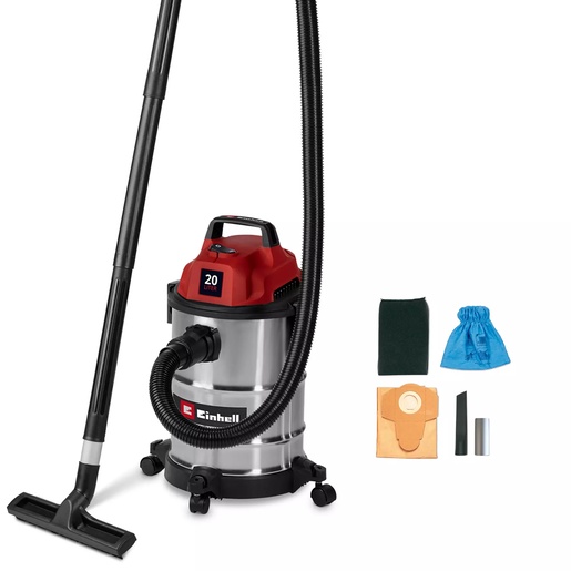 EINHELL usisavač suho/mokro TC-VC 2045 S, 900 W, 180 mbar, spremnik 20 L