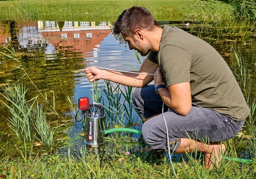 EINHELL potopna pumpa za nečistu vodu GC-DP 1035 N ECO PLUS, 700 W, 19000 L/h, 0.8 bar