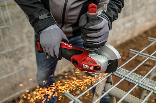 EINHELL akumulatorska kutna brusilica TE-AG 18/115 Li-Solo, 18 V, dubina rezanja 28 mm