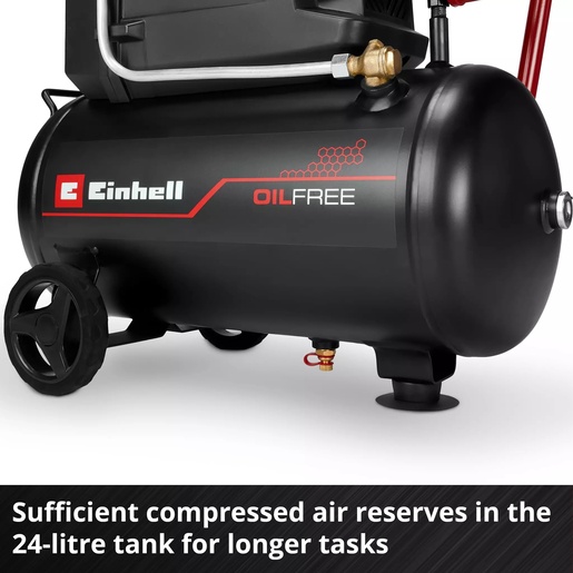 EINHELL kompresor TC-AC 190/24/8 I OF, 1100 W, 8 bar, spremnik 24 L