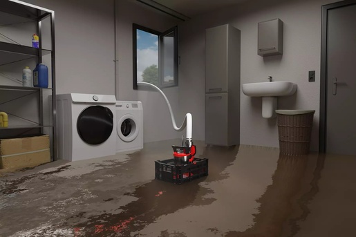 EINHELL potopna pumpa za čistu i nečistu vodu u setu GE-DP 7535 N LL ECO, 750 W, 18500 L/h, 10 bar