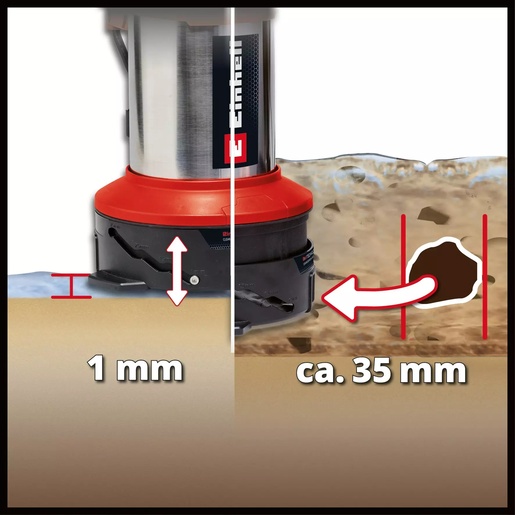 EINHELL potopna pumpa za čistu i nečistu vodu u setu GE-DP 7535 N LL ECO, 750 W, 18500 L/h, 10 bar