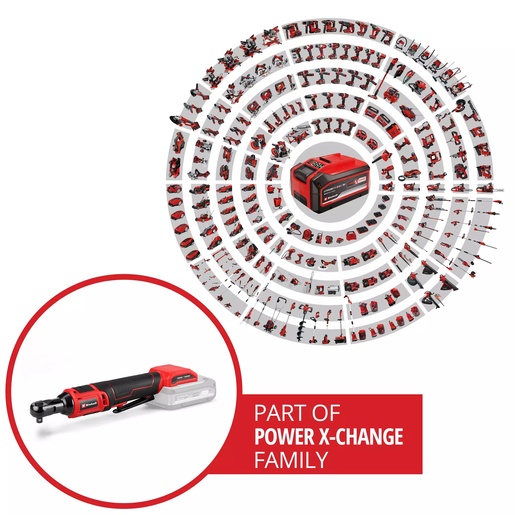 EINHELL akumulatorski nasadni odvijač TE-RW 18/60 Li-Solo, 18 V, 60 Nm