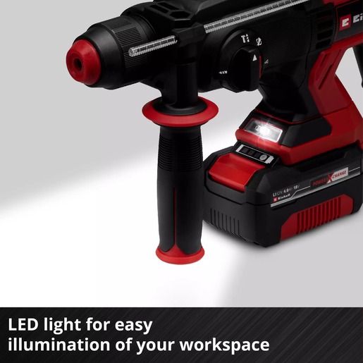 EINHELL akumulatorska čekić bušilica u setu TE-HD 18/20 Li (1x4,0 Ah), 18 V