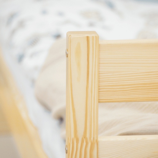 Drveni dječji krevet Karo Z - svijetlo drvo - 180x80 cm - Dodatni krevet