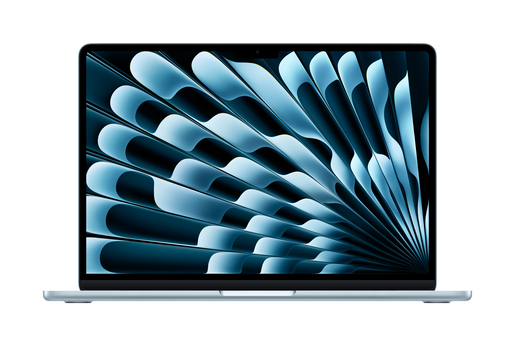 Apple MacBook Air, mdvt4cr/a, 15.3", M5, 10C GPU, 16GB RAM, 1TB SSD, Sky Blue, laptop