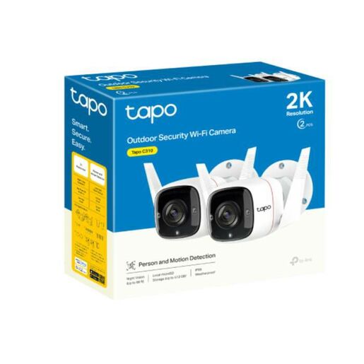 TP-Link Tapo C310P2, Wi-Fi, 2K HD, vanjska nadzorna kamera
