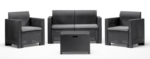 Garden Landia vrtna garnitura LIBRA 2, Antracit