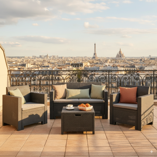 Garden Landia vrtna garnitura LIBRA 2, Antracit