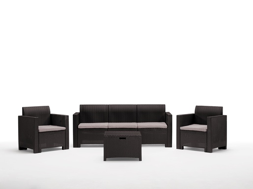 Garden Landia vrtna garnitura LIBRA 3, Smeđa