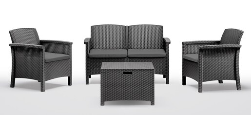 Garden Landia vrtna garnitura VENUS 2, Antracit