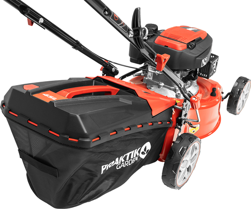 PRAKTIK motorna kosilica PG65427, 3.2 KS, 131 cm3, širina košnje 410 mm, košara za travu 45 L