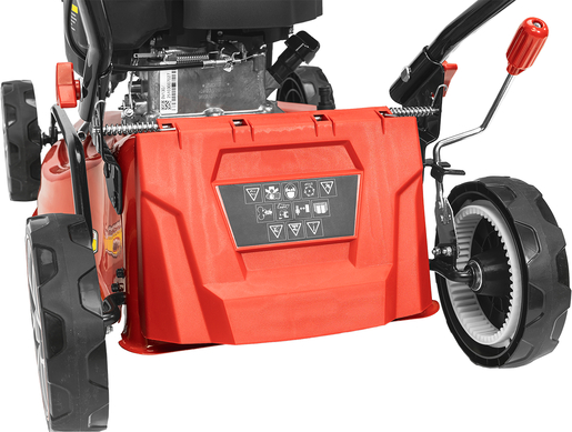 PRAKTIK motorna kosilica PG65427, 3.2 KS, 131 cm3, širina košnje 410 mm, košara za travu 45 L