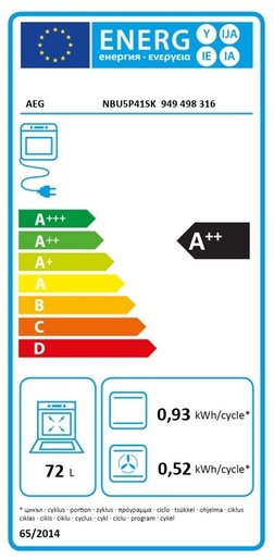 AEG pećnica NBU5P41SK