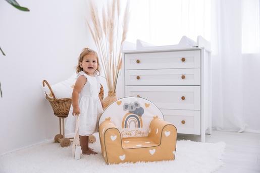 Bubaba BY FreeON fotelja Žuta srca