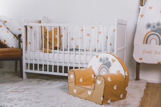 Bubaba BY FreeON fotelja Žuta srca