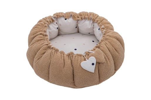 Bubaba BY FreeON gnijezdo Okruglo, točkice beige