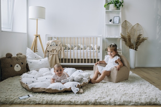 Bubaba BY FreeON gnijezdo Okruglo, točkice beige