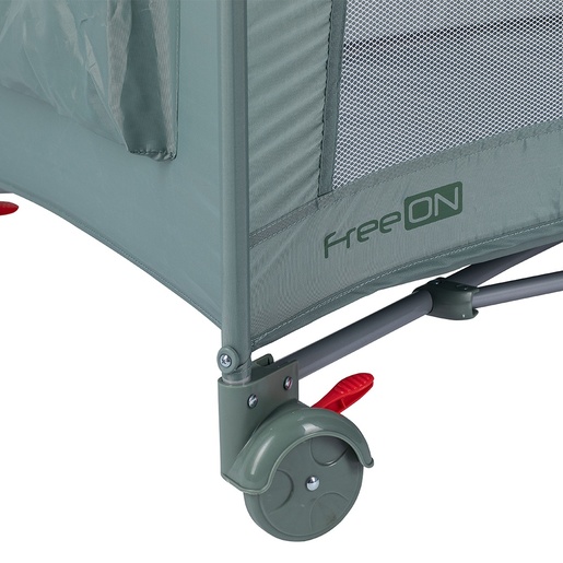 FreeON prijenosni krevetić Nook s otvorom green