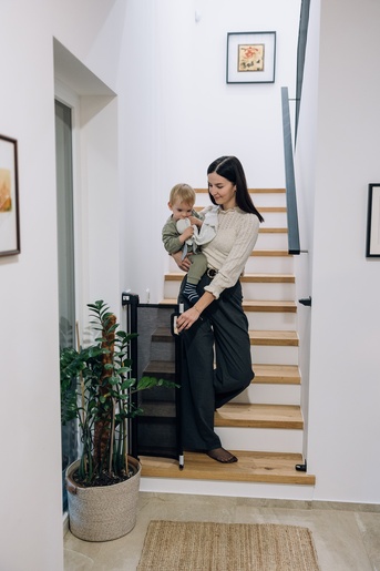 FreeON zaštitna ograda Sigma sklopiva Black