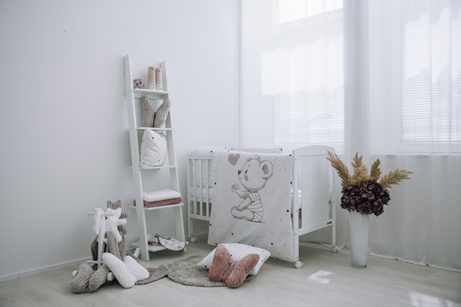 Bubaba BY FreeON posteljina 6 djelna Medvjedić beige