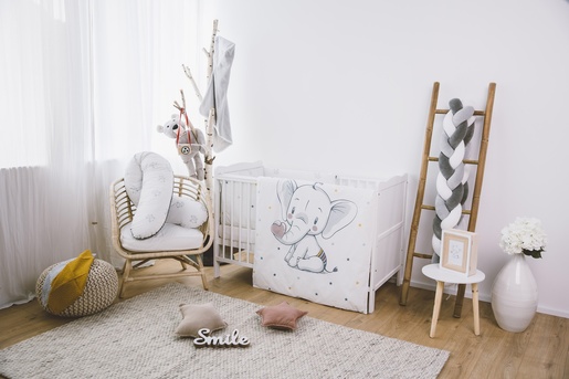 Bubaba BY FreeON posteljina 6 djelna zaigrani slonić