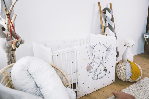 Bubaba BY FreeON posteljina 6 djelna zaigrani slonić